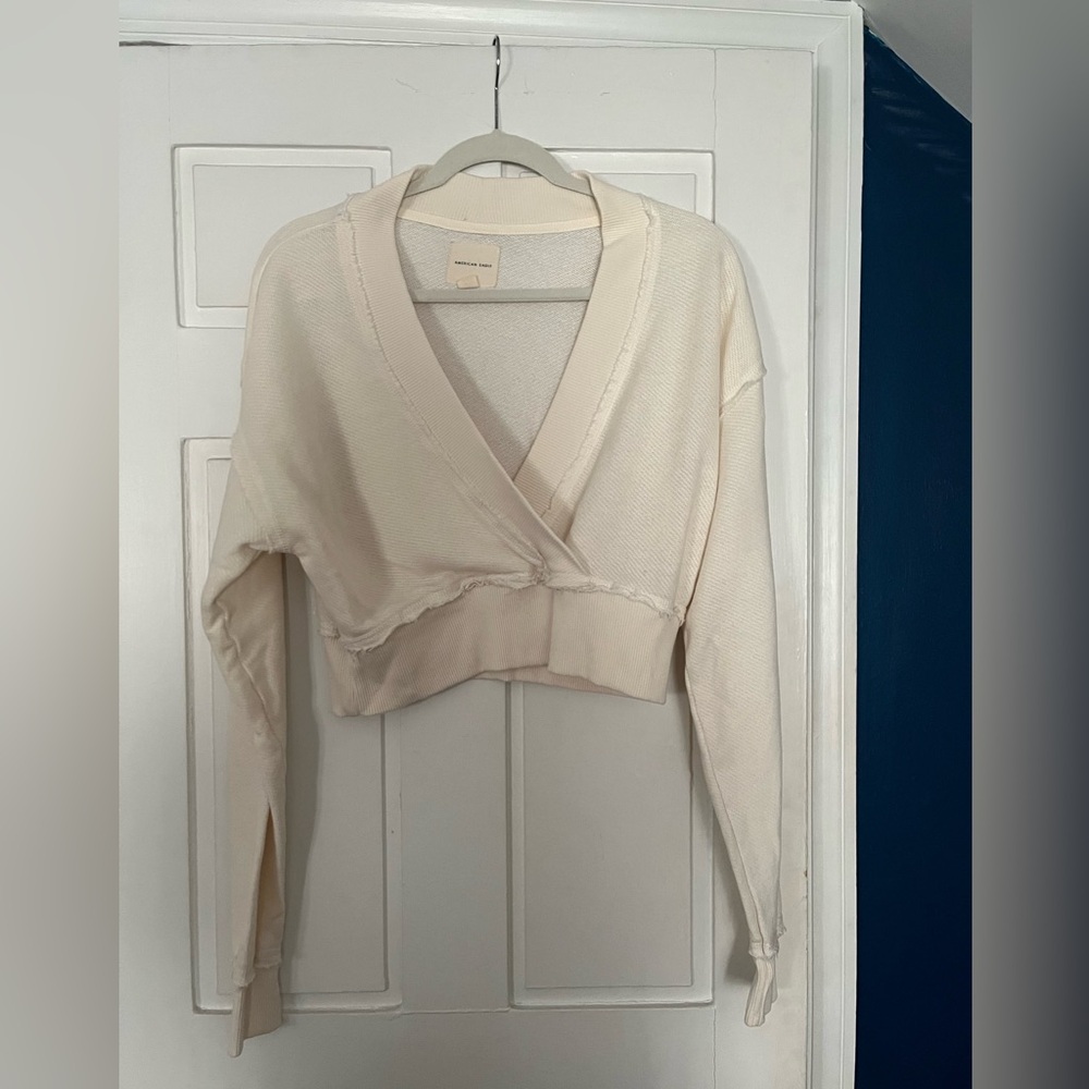 Women’s Cream American Eagle Sweater, S